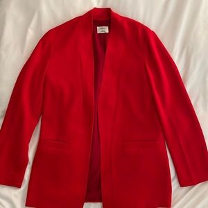 Aritzia Wilfred red blazer